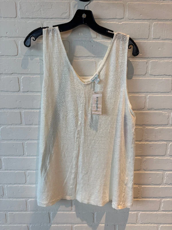 Top Sleeveless By Sundance In Cream, Size: Xl