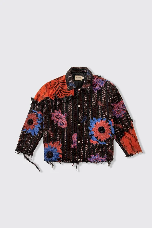 FIRE POPPY TWILL JACKET