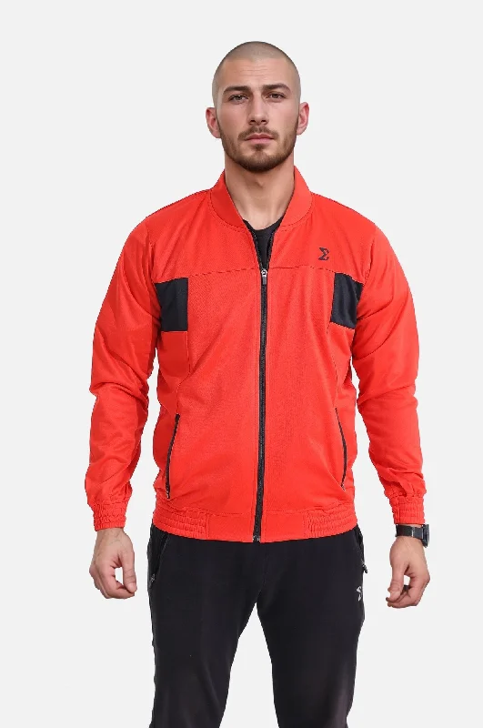 Flame Scarlet Men Tracksuit Jacket