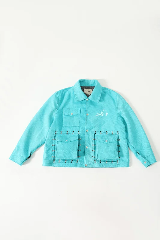 "WATERBODY" HANDWOVEN FLOATER JACKET